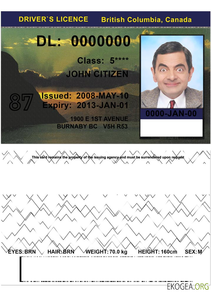 Canada British Columbia DL